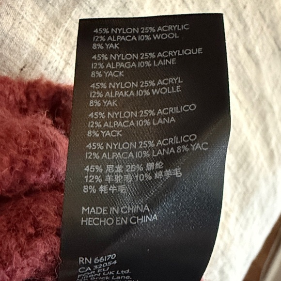 Anthropologie Maeve Athena Cowl Neck Sweater Wine Size Small - Picture 5 of 9